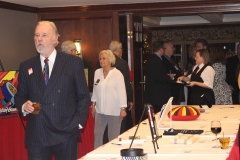 Mingling and Auction Bidding Before Dinner